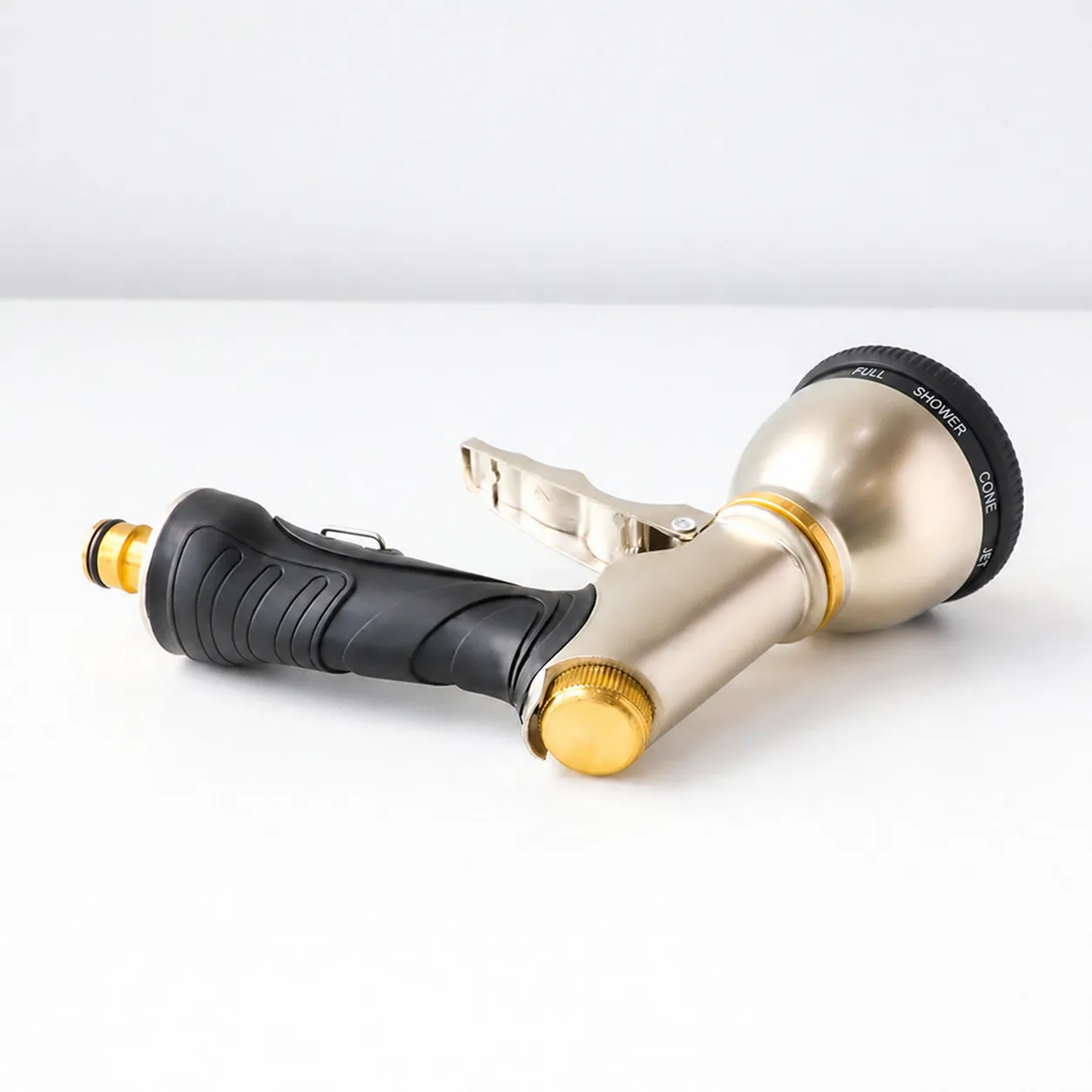 9-Pattern Metal Garden Hose Nozzle for Watering & Outdoor Cleaning - Image 4