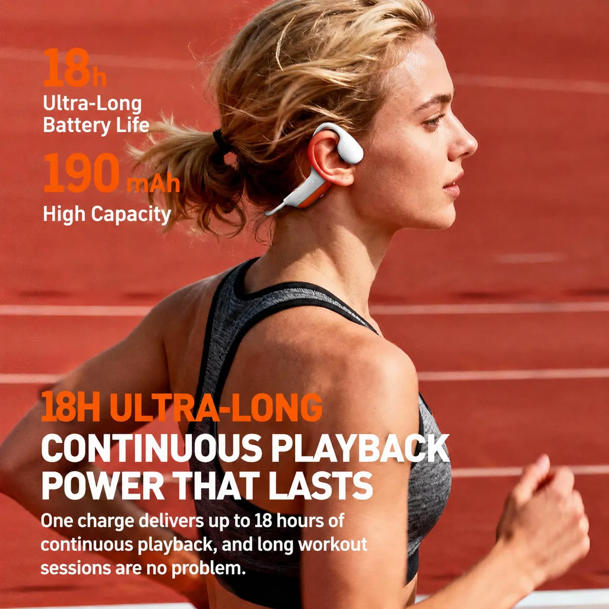 Open-Ear Bluetooth Sports Headphones for Running, Gym & Outdoor Workouts - Image 4