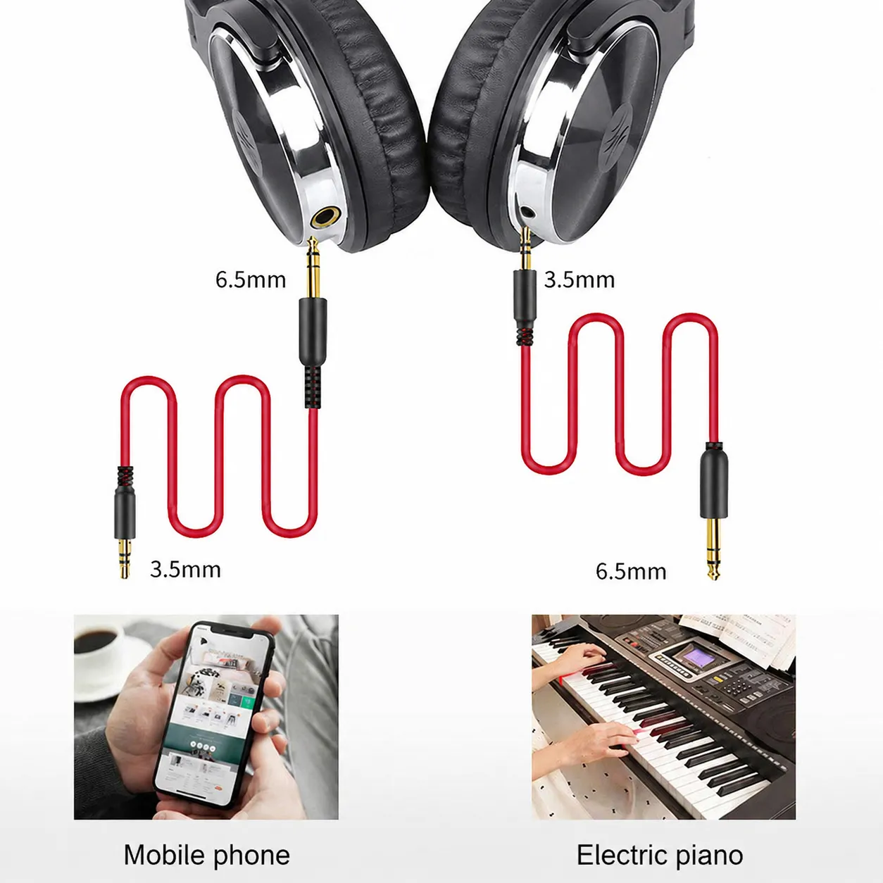 Over-Ear Wired Monitor Headphones for Recording, Streaming & Music - Image 6