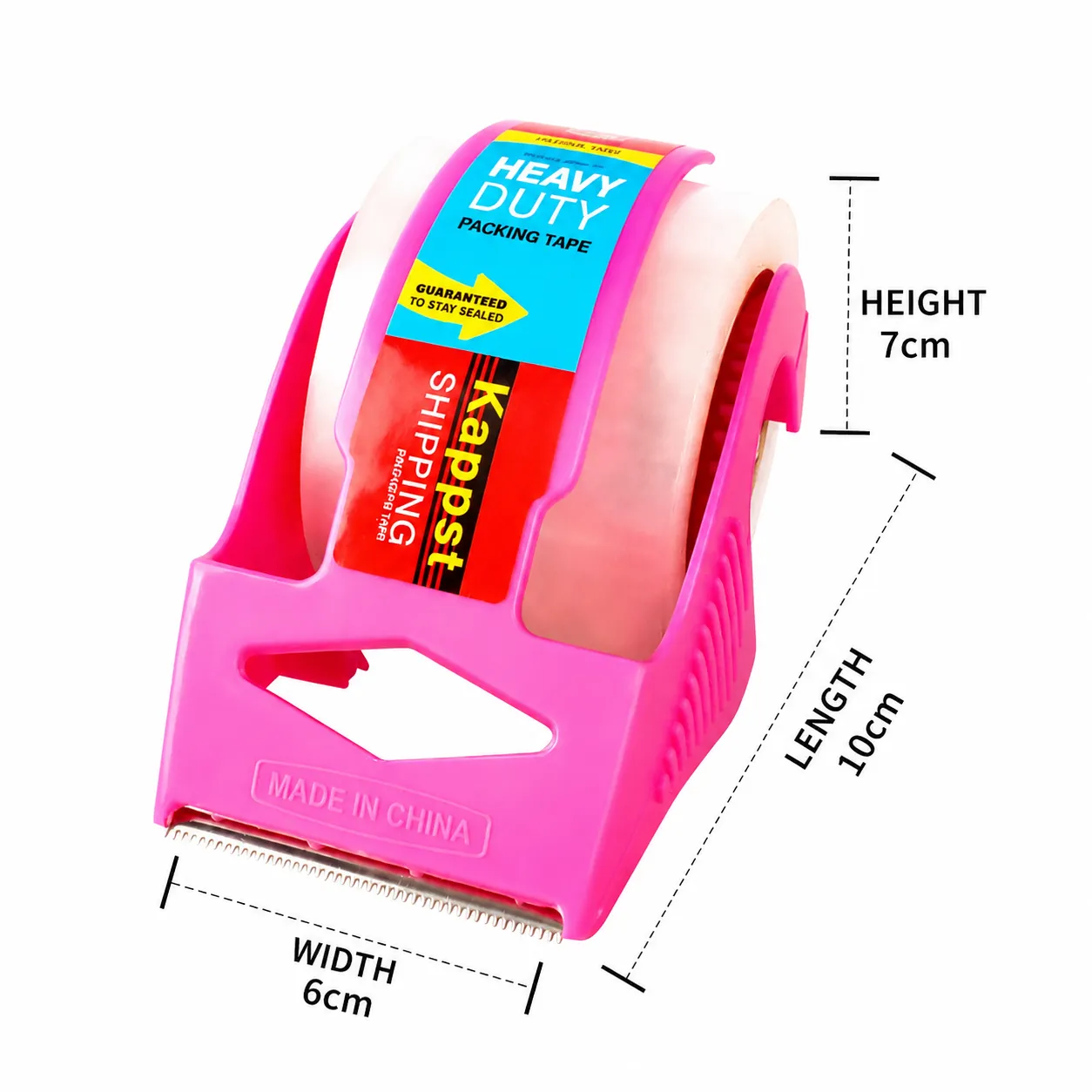Handheld Packing Tape Dispenser with Cutter for Shipping & Moving - Image 2