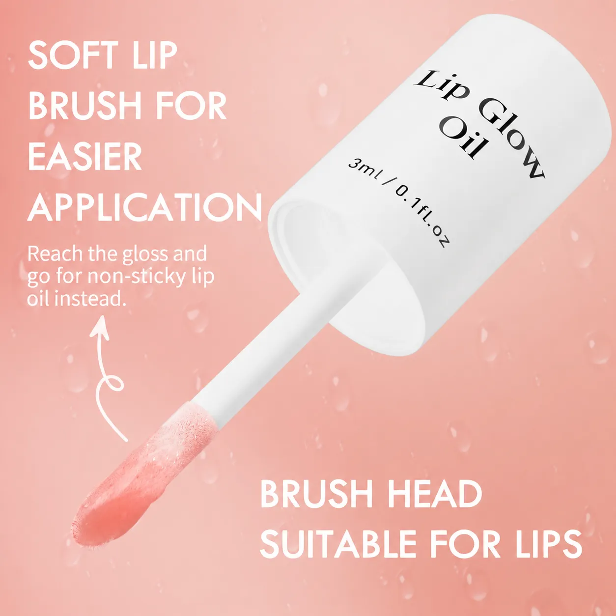Moisturizing and Hydrating Fruit-Flavored Lip Oil, Multi-Color Lip Care Plumping Lip Oil Lip Gloss - Image 4
