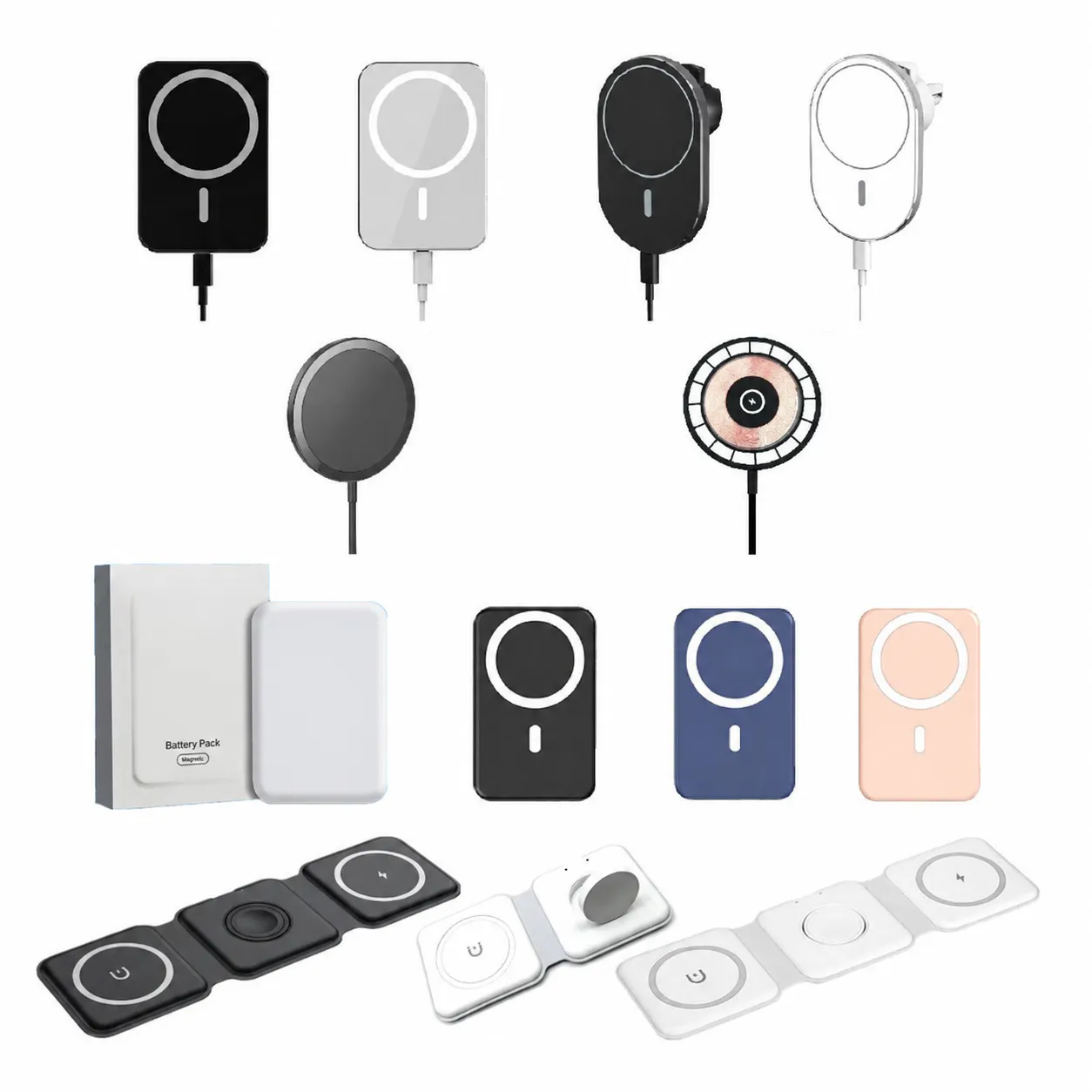3-in-1 Foldable MagSafe Wireless Charging Station for iPhone, Apple Watch & AirPods
 - Image 6