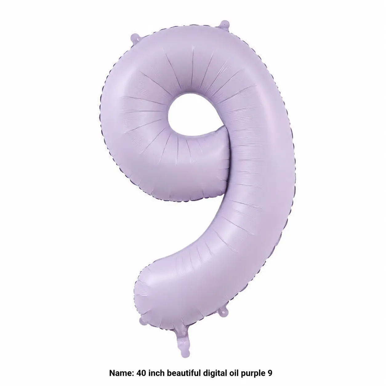 40 inch Purple Number 9