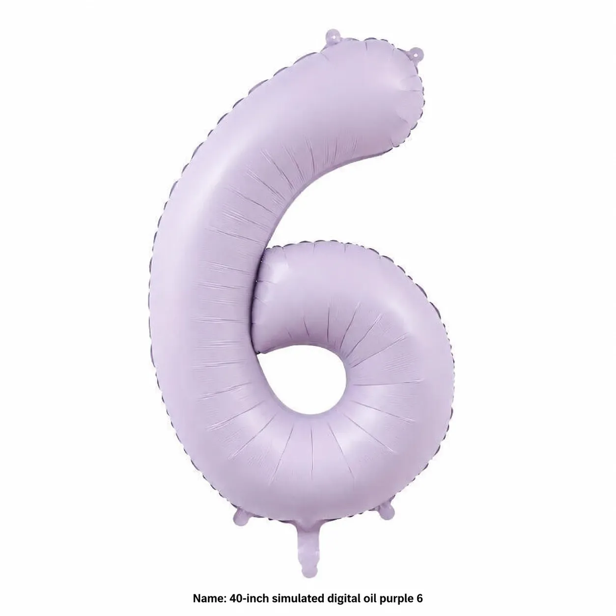 40 inch Purple Number 6