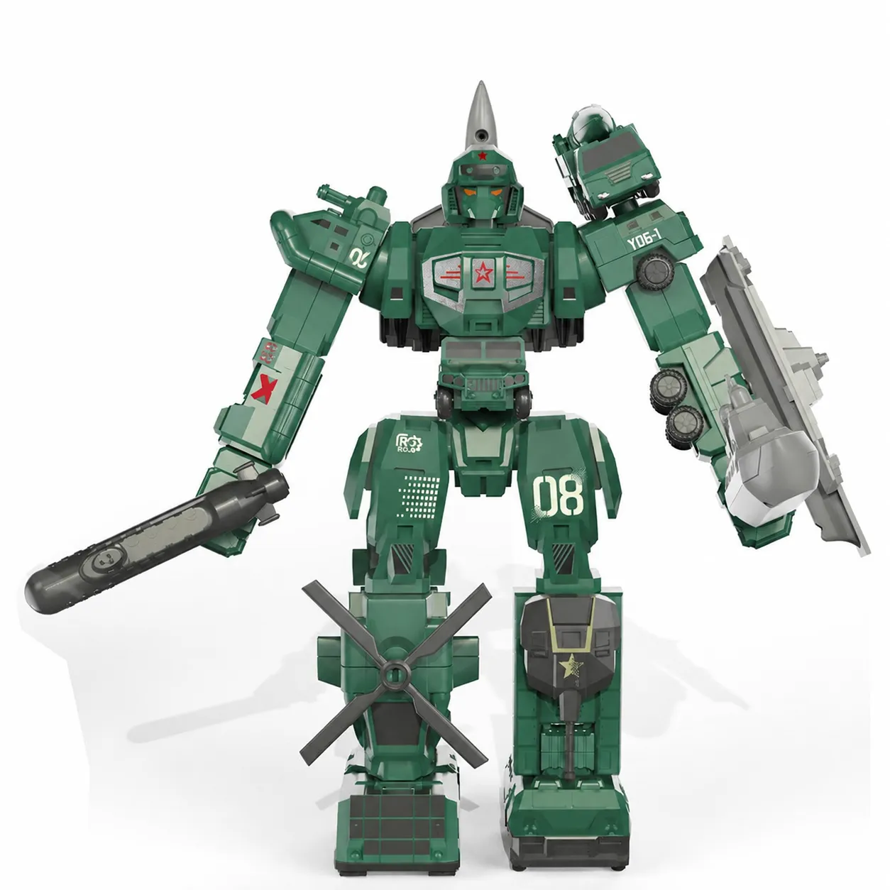 Juguete infantil de robot transformable magnético multifuncional, ensamblado por imanes, en caja de regalo, ideal para regalar. - Image 5