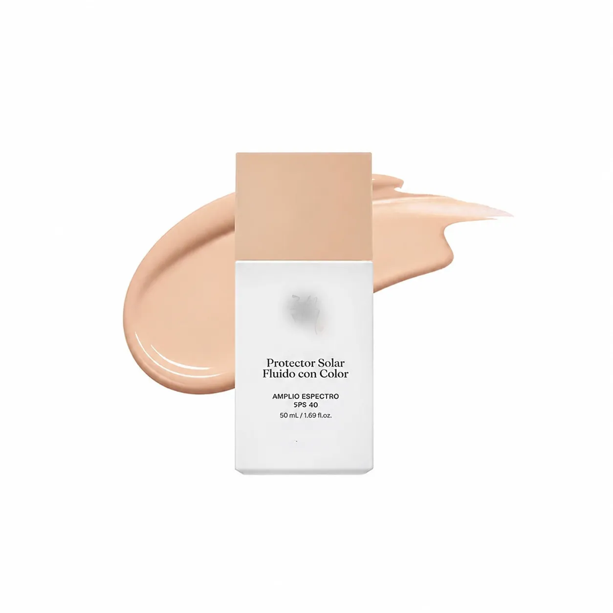 Fluido solar diario con color SPF facial 50 ml