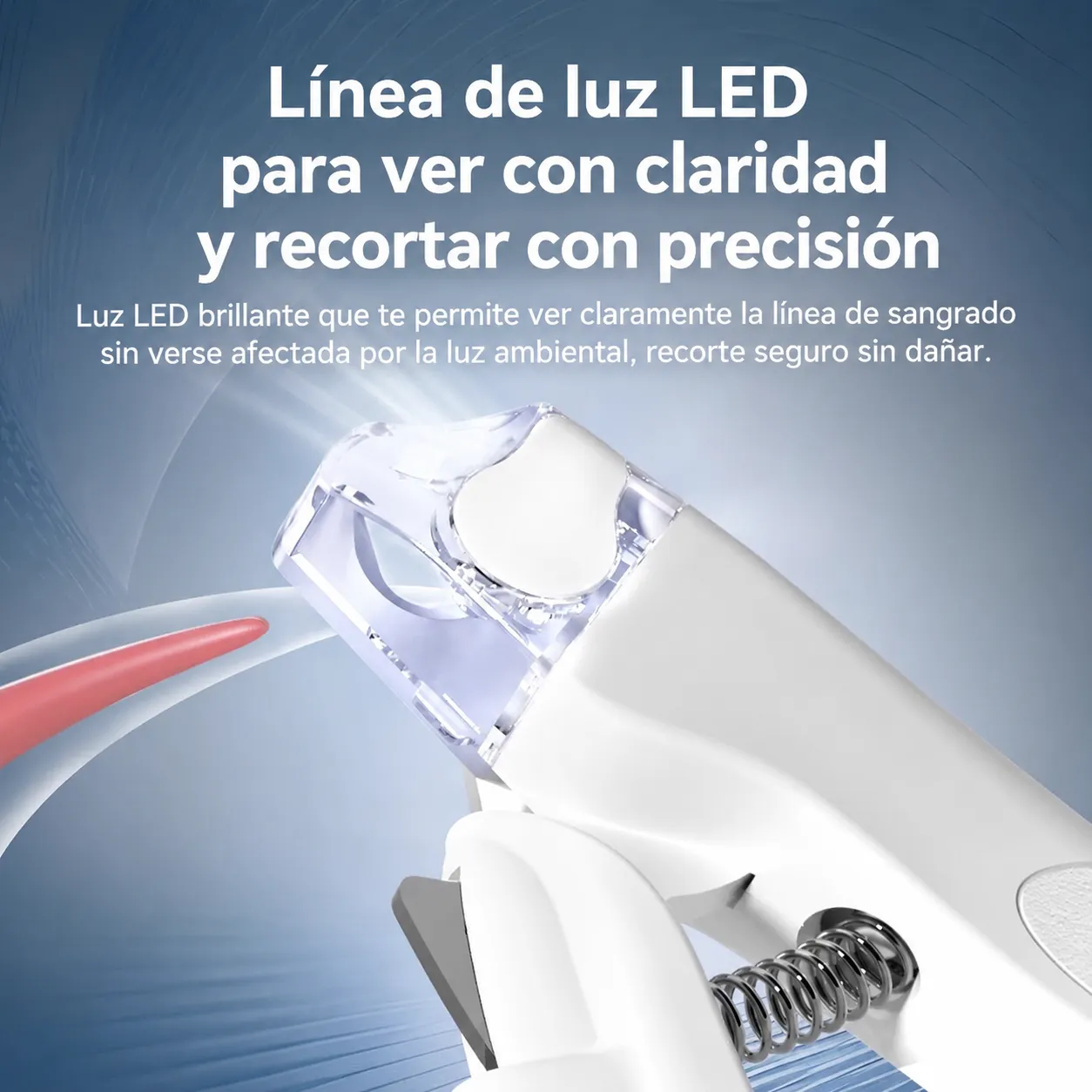 Cortaúñas para perros con luz LED para ver la línea de sangre, tamaño grande para principiantes, cortaúñas para mascotas, productos de peluquería y cuidado en tiendas de mascotas. - Image 2