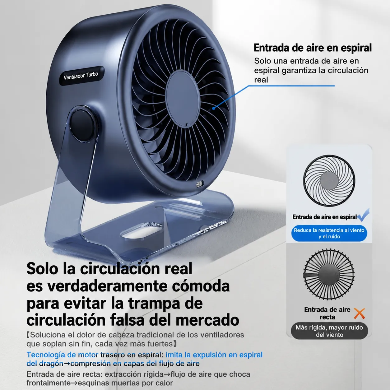 Ventilador de escritorio modelo 2026, mini ventilador recargable para estudiantes y oficina, 100 velocidades, gran potencia, pantalla digital, ventilador USB. - Image 4