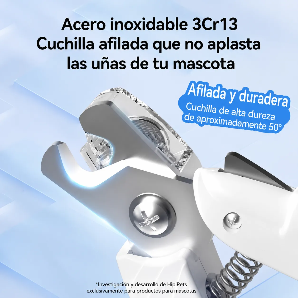 Cortaúñas para perros con luz LED para ver la línea de sangre, tamaño grande para principiantes, cortaúñas para mascotas, productos de peluquería y cuidado en tiendas de mascotas. - Image 3