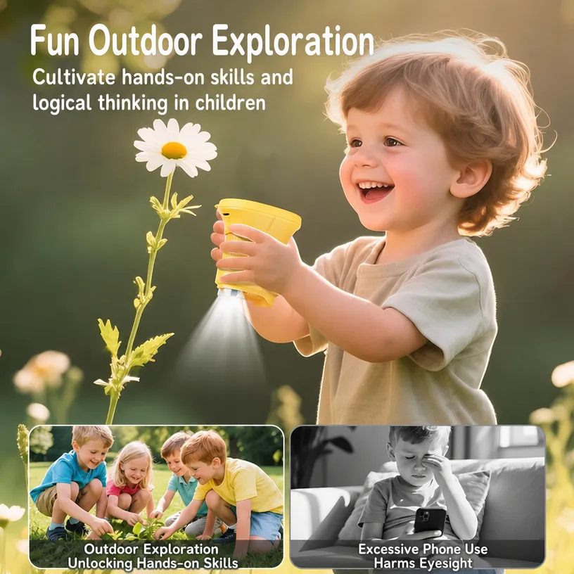 2.4-inch screen digital microscope for educational and scientific use of insects, as a toy. - Image 2
